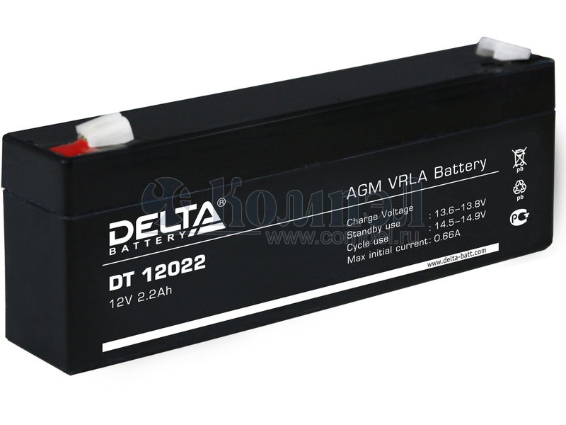 Аккумулятор delta dt 12022