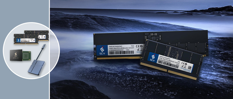 DRAM, SSD и встраиваемая память SCY для всех сегментов электроники